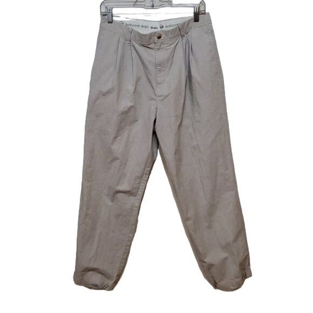 DOCKERS Golf Fit Men Khakis 32X30 100% Cotton Skun